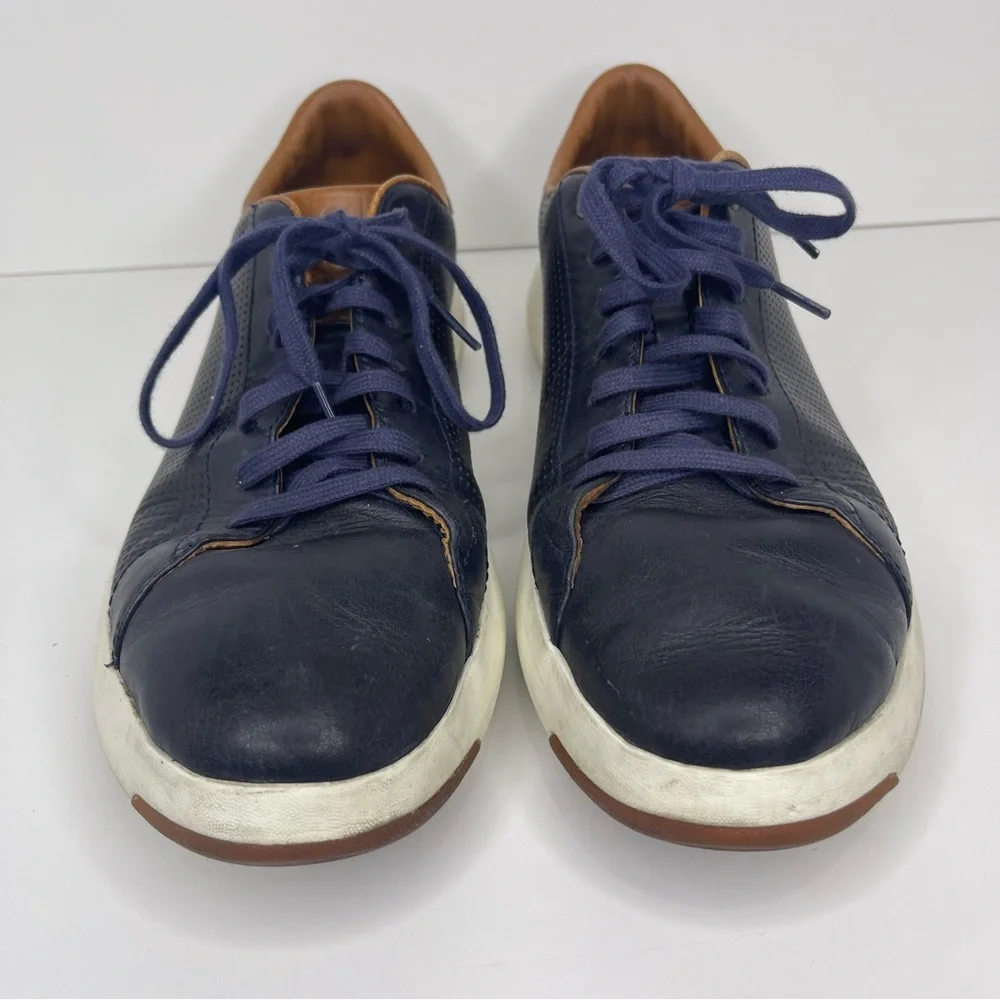 Cole Haan Men’s 11.5 Grandpro‎ C28872 Blue Leather Trail Running Shoes Sneakers